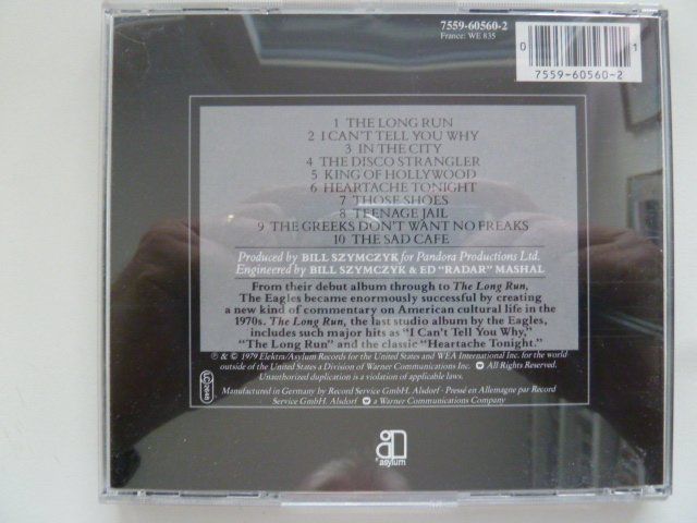 CDs: EAGLES - The long run – D'occasion à Au ZH par sikoku 2