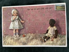 Alte Ansichtskarte Kinder Bild  Maedchen  1921