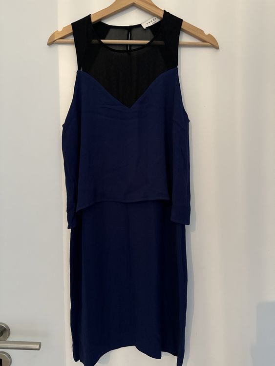 Robe Maggy London Taille 10 Bleue, Cocktail Ou Décontractée - Occasion Très Bon état