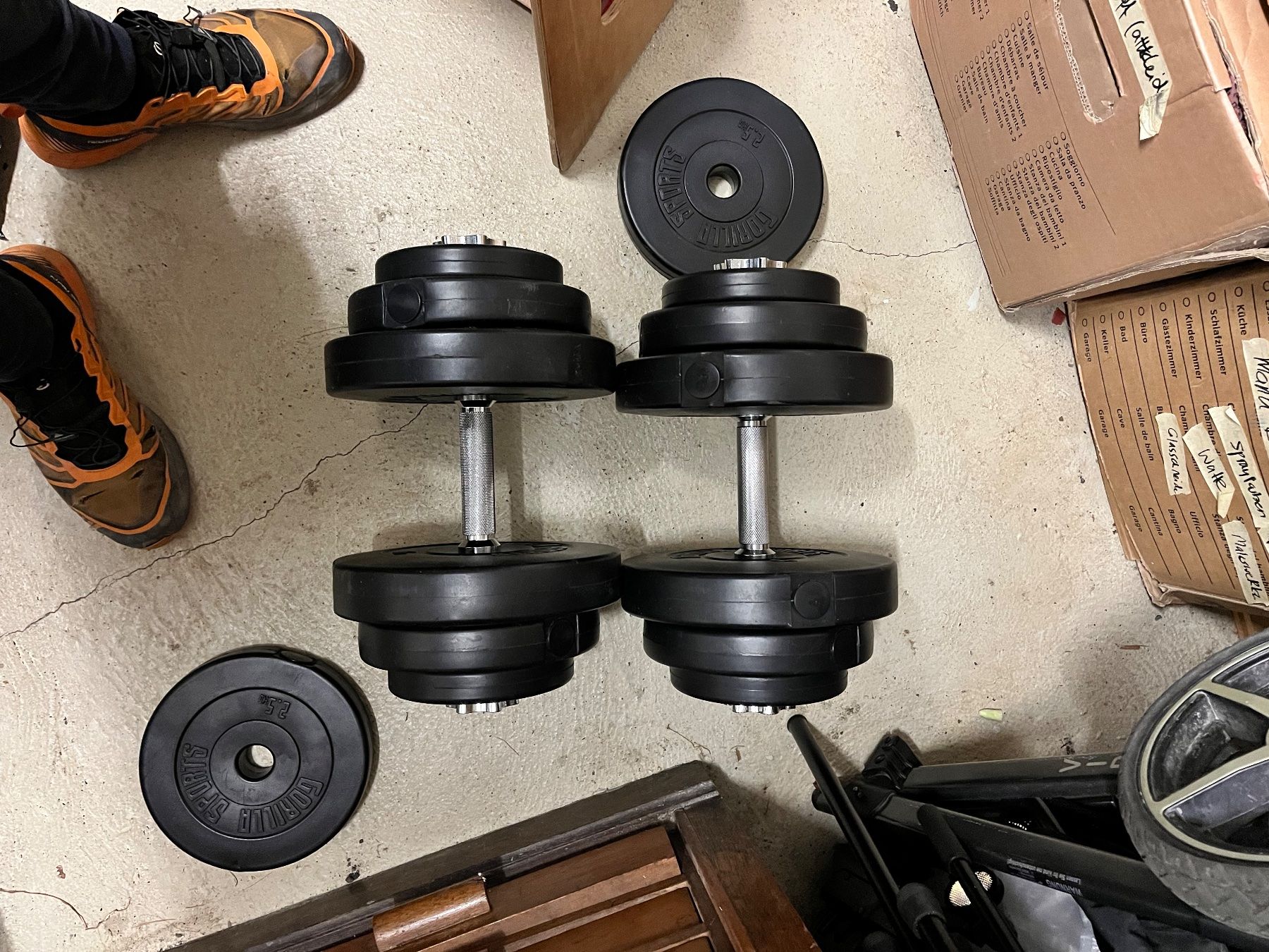 Hanteln & Gewichte: Adjustable Dumbbells Set - Home Gym - Winter Workout🏋️ – Gebraucht aus Zürich von vsp85