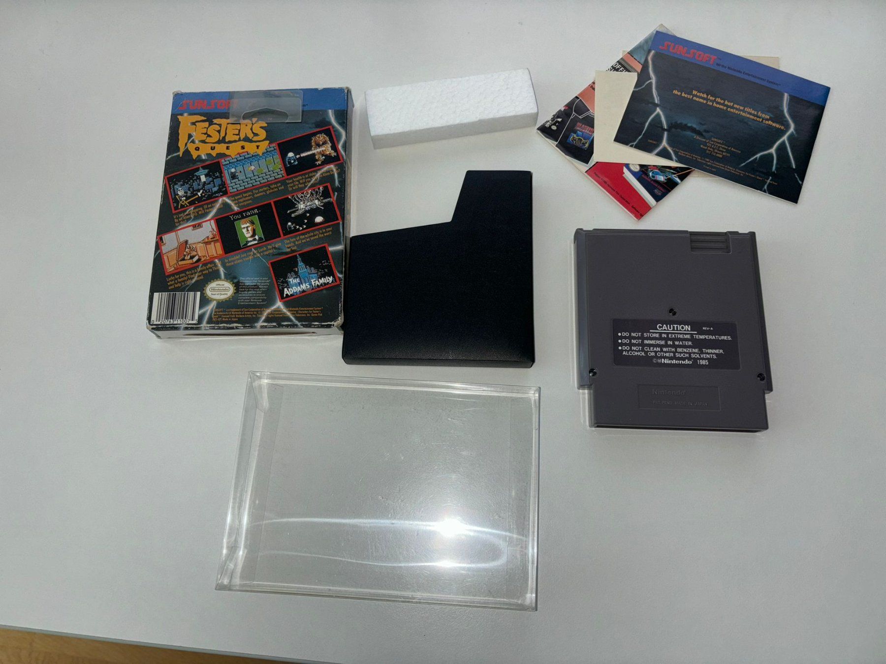 Nintendo Spiele: Fester's Quest in OVP (Nintendo Nes) – Gebraucht aus Herisau von Seyashop1 1