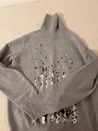 Il Gufo Rollkragenpullover Merino grau Grösse 12 Jahre