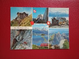 AK Grosser Mythen mehrbildrig Restaurant Datum Stempel