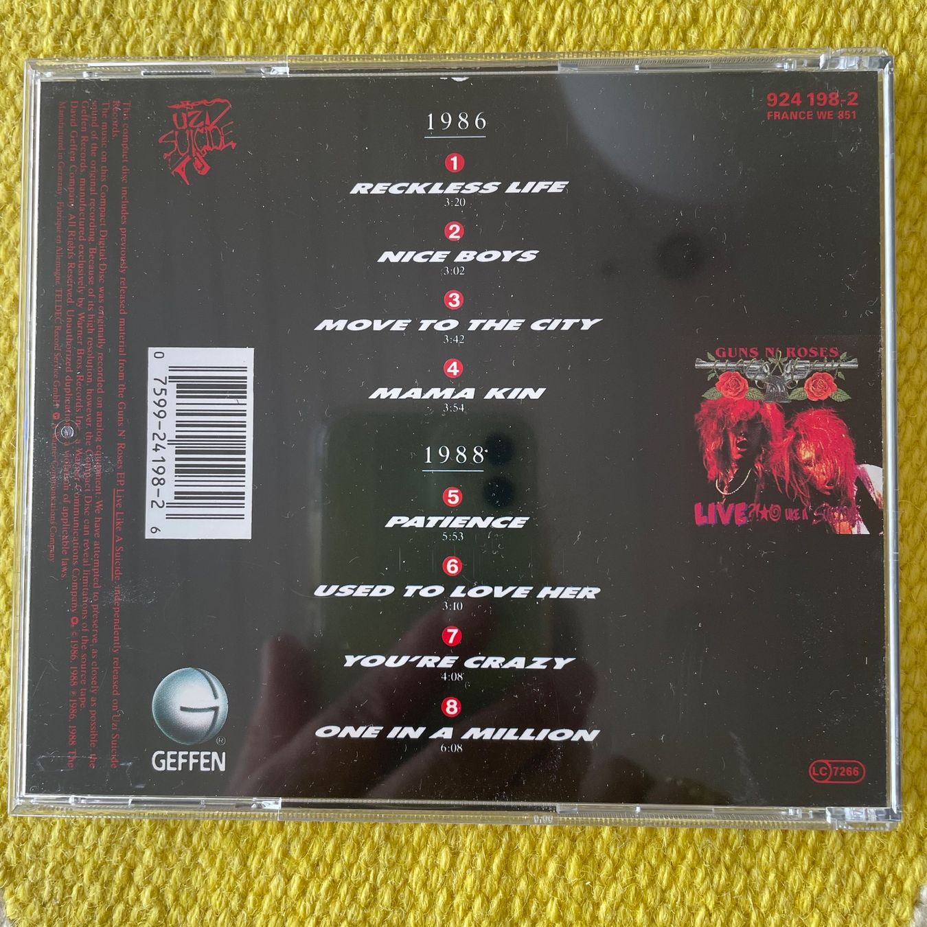 CD: GUNS N ROSES-LIES – Usato da Rorschacherberg venduto da CD-Roli 1