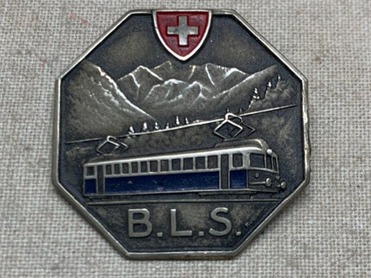 SBB/CFF/FFS Plaketten & Abzeichen: Bern - Lötschberg - Simplon Bahn - Spilla vintage – Gebraucht aus Sorengo von 74in