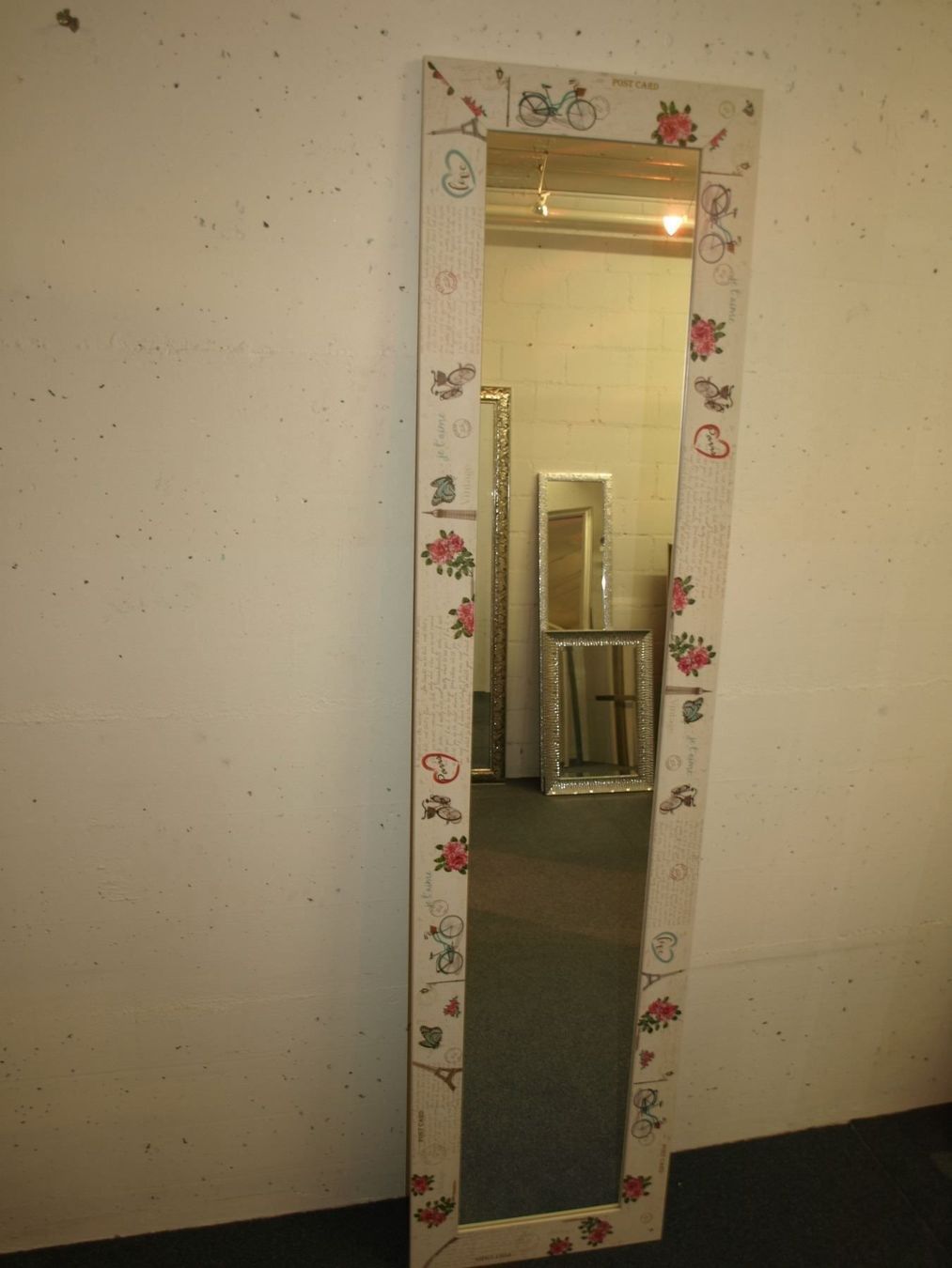 Spiegel: Spiegel PARIS 45 x 185 cm gemustert – Neu und originalverpackt aus Unterentfelden von moebelrufli 1