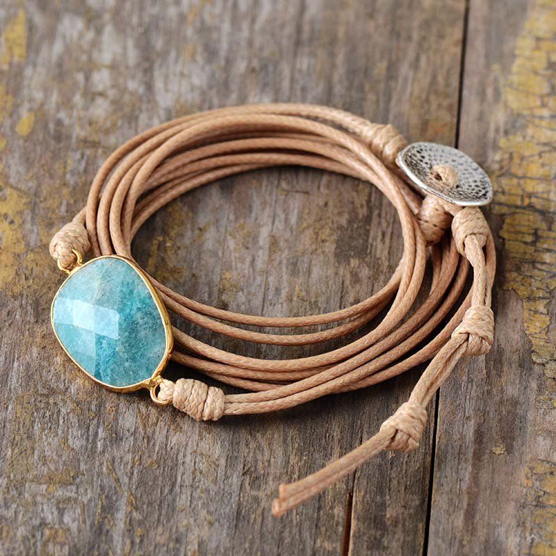 Armbänder & -reifen: NEU Labradorit Naturstein Armband – Neu und originalverpackt aus Wittenbach von ChinaSeidenstrasse 1