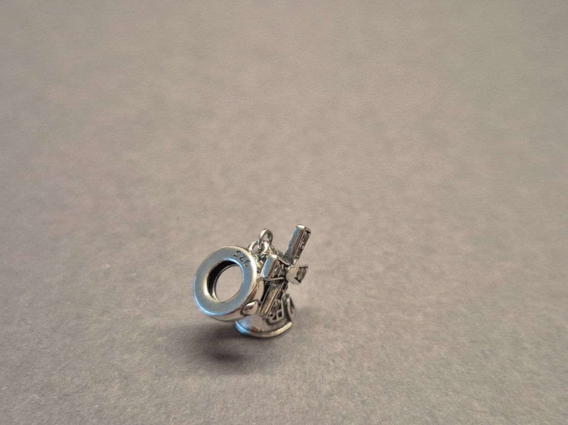 Anhänger: Silber Charm Windmühle Dännemark +Garantie – Neu (gemäss Beschreibung) aus Rotkreuz von Carbone_Bijou-Shop 2