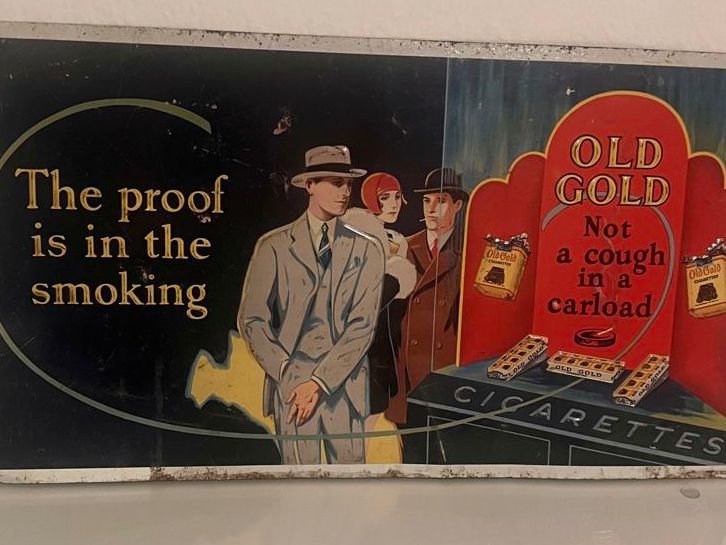 Insegne: Schild Old Gold Cigarettes – Usato da glattbrugg venduto da evoli09
