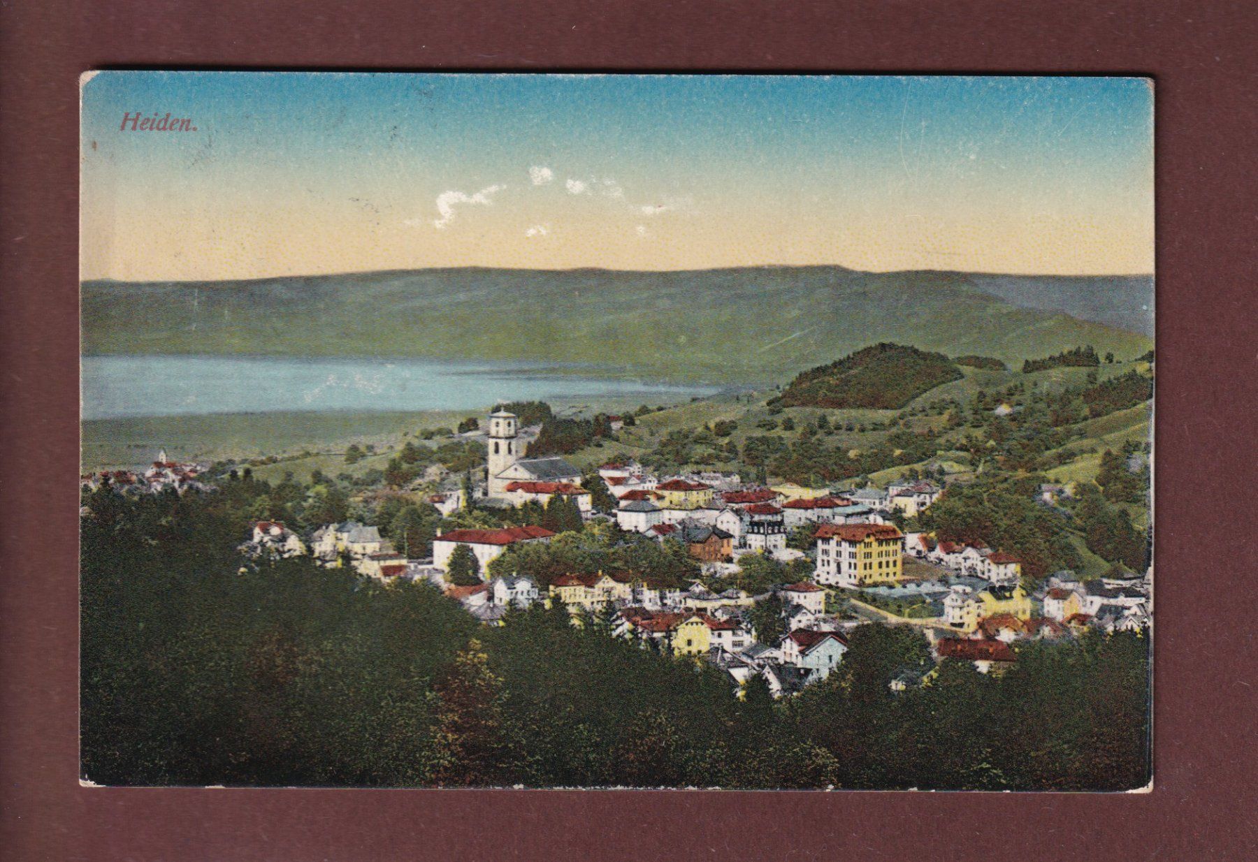 Cartoline postali: HEIDEN - 1917 – Usato da Pully venduto da nicecards