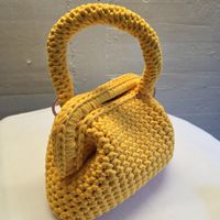 Neue Unikat Handtasche Handgemacht Made Italy