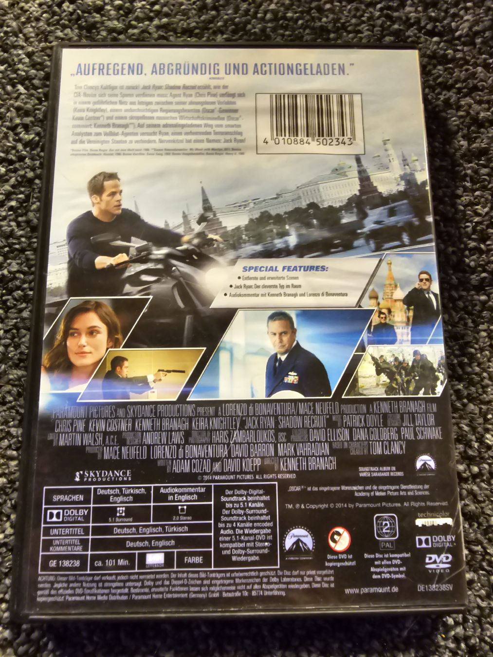 Tutti i DVDs: DVD Jack Ryan Shadow Recruit (21804) – Usato da Ruswil venduto da jan_bxl5 1