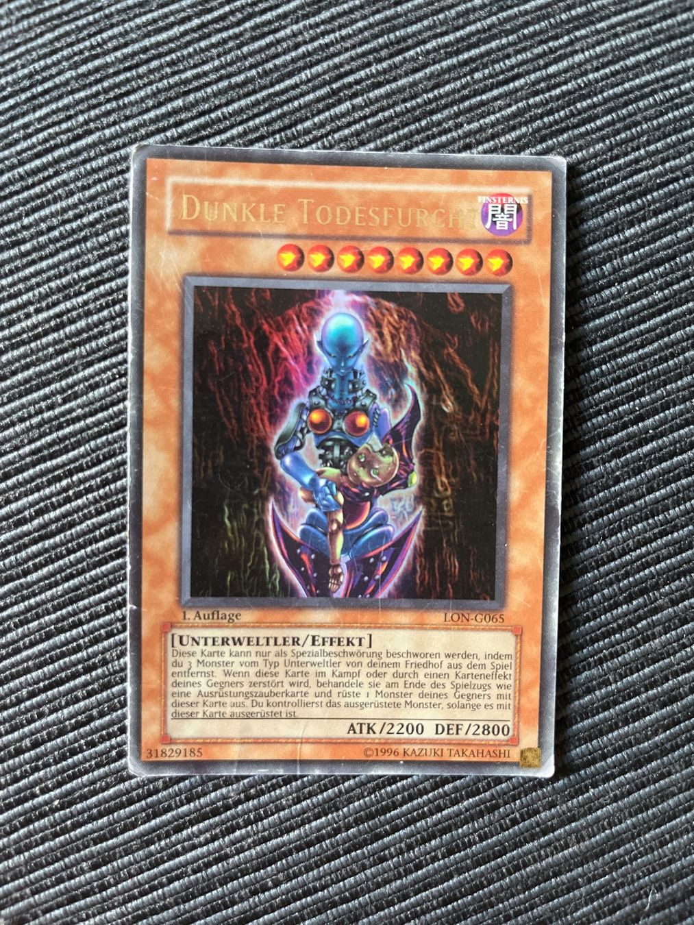 Yugioh Carte collezionabili: Yugioh Dunkle Todesfurcht 1. Edition Ultra Rare LON – Usato da Wabern venduto da Collectfun