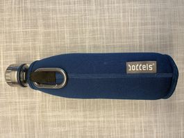 BODDELS Glasflasche DREE 650 ml mit Neoprentasche