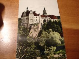 Sigmaringen, Schloss, um 1950, farbig, gelaufen