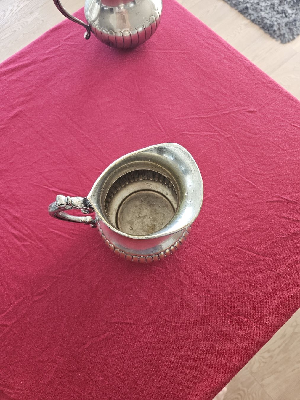 Karaffen: Vintage Silver-Plated Creamer Pitcher - Elegant Design – Gebraucht aus Immensee von Gitter 1