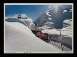 Bernina Ospizio Poschiavo Pontresina Bahn RhB ABe 4/4 46