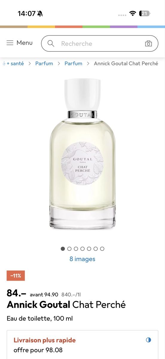 Profumi & Eau de Toilette: Annick Goutal Chat Perché Eau de Toilette 100 ml – Usato da Zürich venduto da sha_vw65
