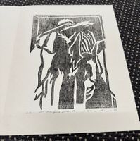 Holzschnitt handsigniert Werner Berges 1986   (ID b4909)