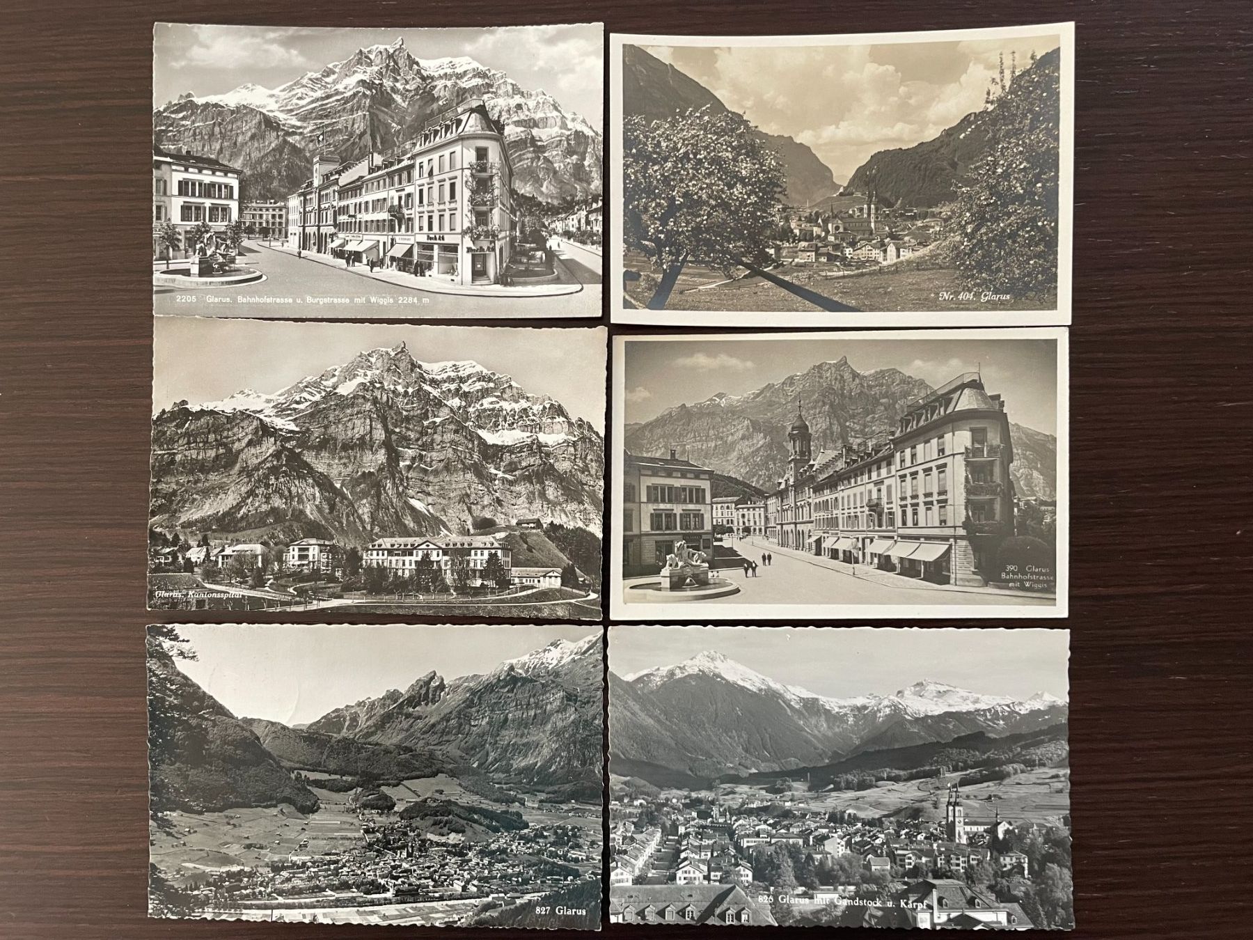 Cartoline postali: GLARUS Lot von 23 Ansichtskarten aus Glarus – Usato da Wald ZH venduto da TLILEF 3