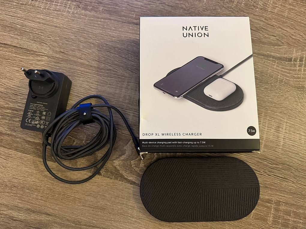Native union Caricabatterie: Native Union Drop XL - Qi Wireless Charger – Nuovo (secondo la descrizione) da Genève venduto da Mladuz