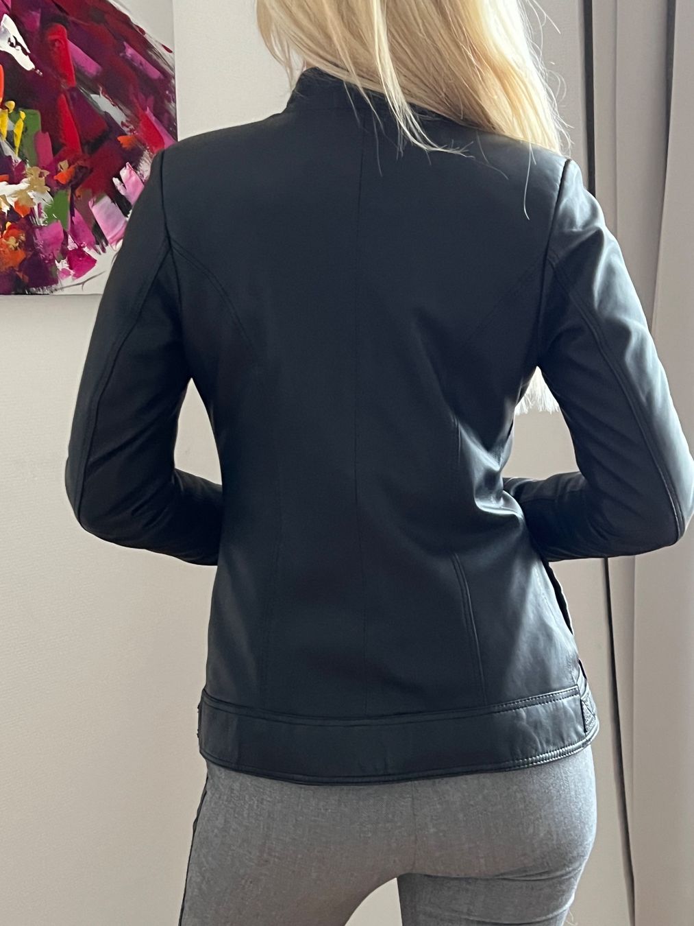 Giacche: Schwarze Damen Lederjacke  Grösse S – Usato da Zürich venduto da ost_5sdl 9