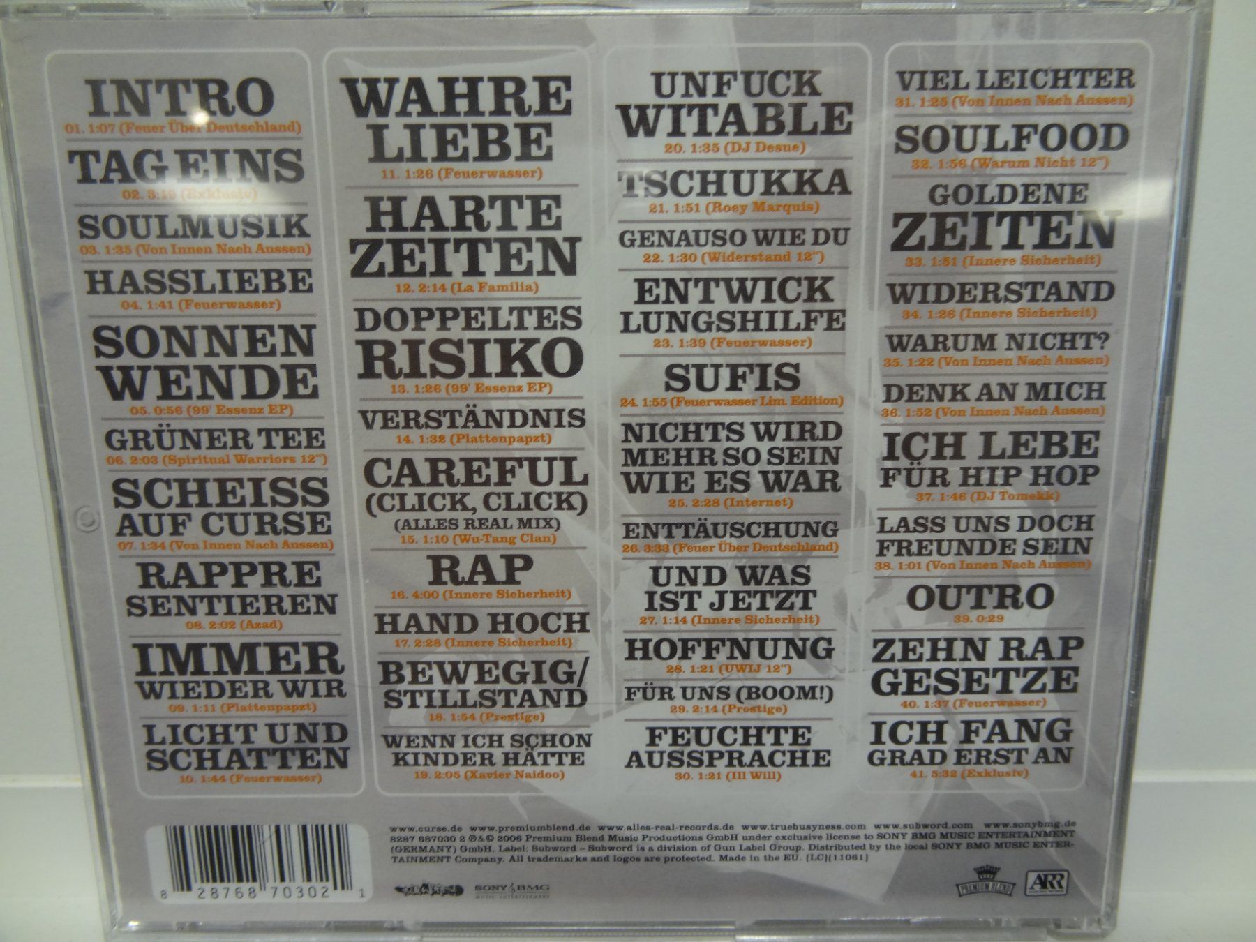 CD: Curse Einblick Mixtape CD - Classic Cuts – Usato da luzern venduto da musicandart 1