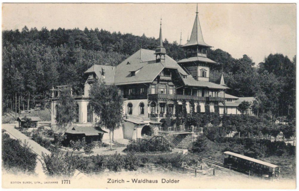 Cartoline postali: Zürich - Dolder mit Standseilbahn – Usato da Binningen venduto da Mountainrider