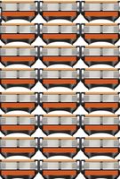 Rasierklingen Set, 1 Griff , 6 lagiger 24 Ersatzklinglinge