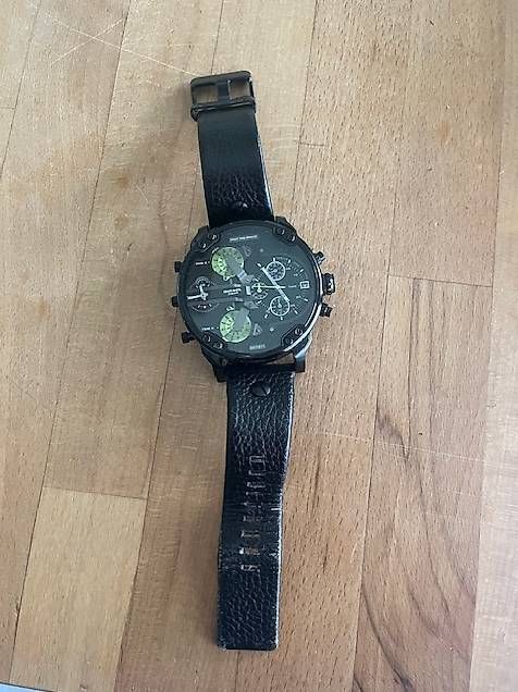 Coole Diesel Herrenuhr DZ7411 Chronograph Lederarmband sc... 3