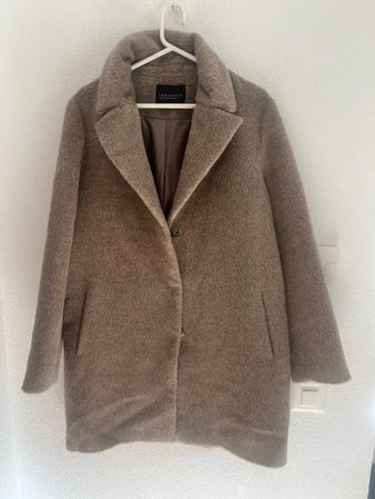 Warmer Woll-Alpaka Mantel von Leonardo - Grösse M (neu)