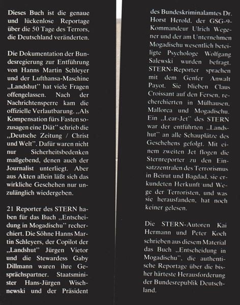 Libri: Entscheidung in Mogadischu – Usato da Flims - Dorf venduto da Stagediver 1
