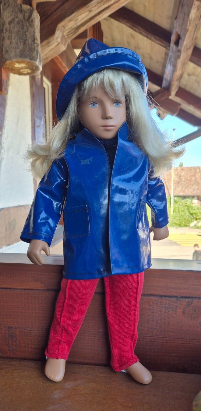 Sasha Morgenthaler Bambole: Sasha Morgenthaler Puppe Gingham Mädchen Trendon blond – Usato da Neerach venduto da SilliS 2