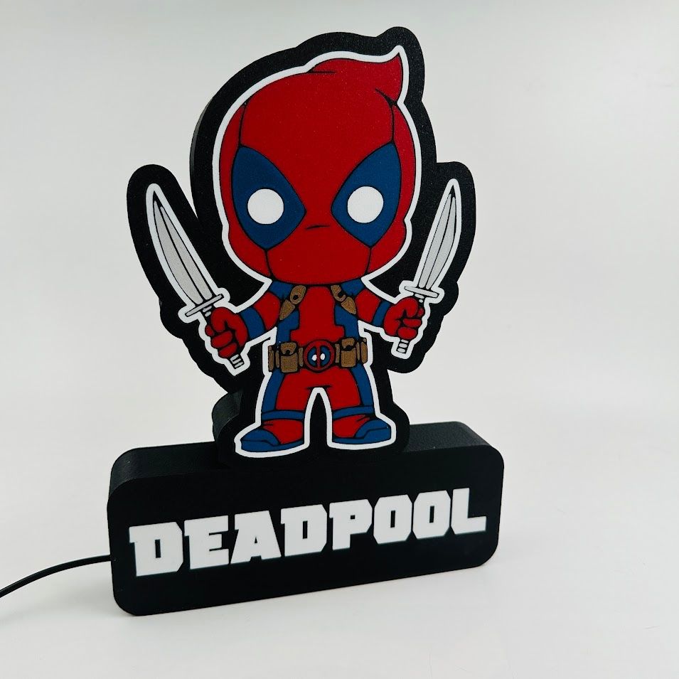 Lampade: Lightbox lumière led Deadpool – Nuovo (secondo la descrizione) da Vicques venduto da PAMB3D 2