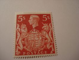 Grossbritannien, alte Marke 5 Shillings *