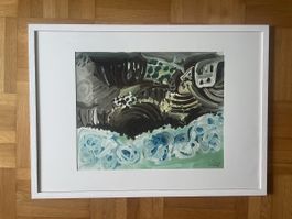 Picasso Lithography mit Zertifikat und Rahmen