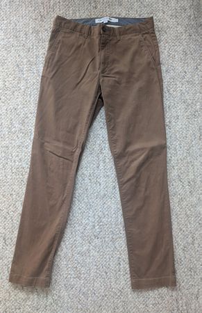 Lacoste Slim Fit Chinohose Herren W33 L32 FR 42, Dunkelbraun