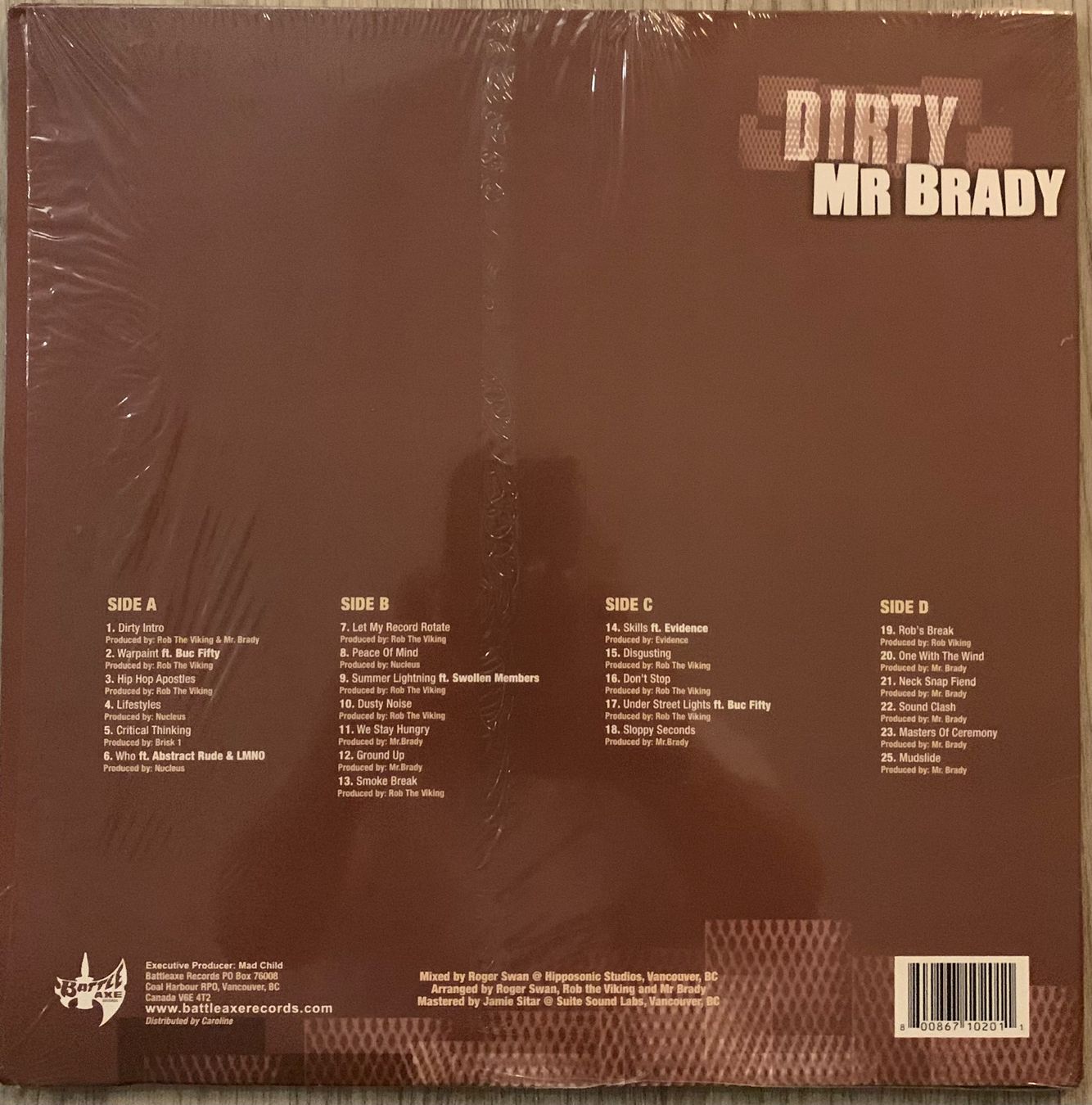 Dischi in vinile: MR. BRADY - Dirty D-Lp 2003 – Usato da Mühlethal venduto da superfast78 1