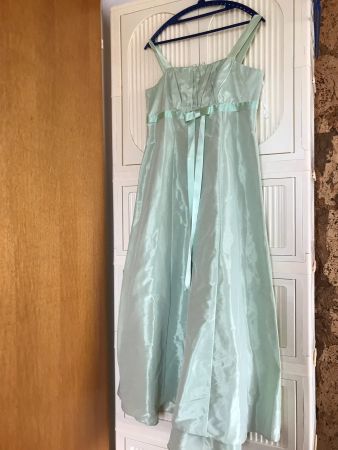 Helles, langes Kleid für Frühling/Sommer, Grösse 38/M