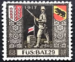 Füsilier Bat 29, 1.WK, Wi 3.Div 73
