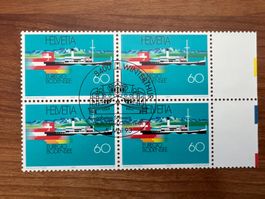 1993  CH Erstag gest.Viererblock mit Tab  (K99)