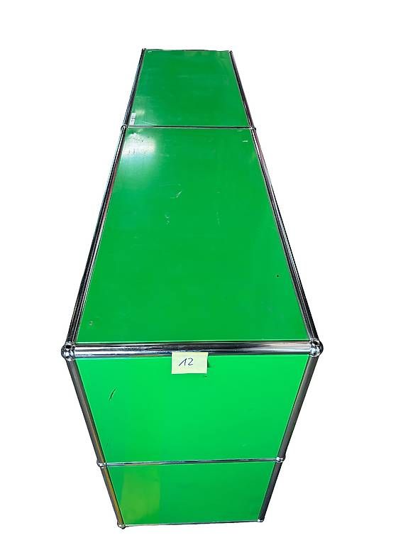 Regale: USM Haller Sideboard/RegalGrün mit 4 offenen Fächern (2x2) – Gebraucht aus Bottmingen von lia_pf9x 4
