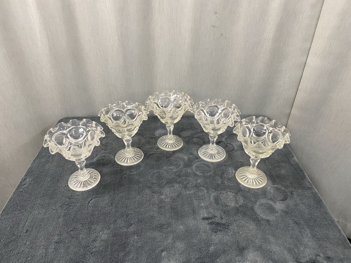 Set di piatti: 5 Coupe Gläser – Usato da Hägglingen venduto da Karin0802