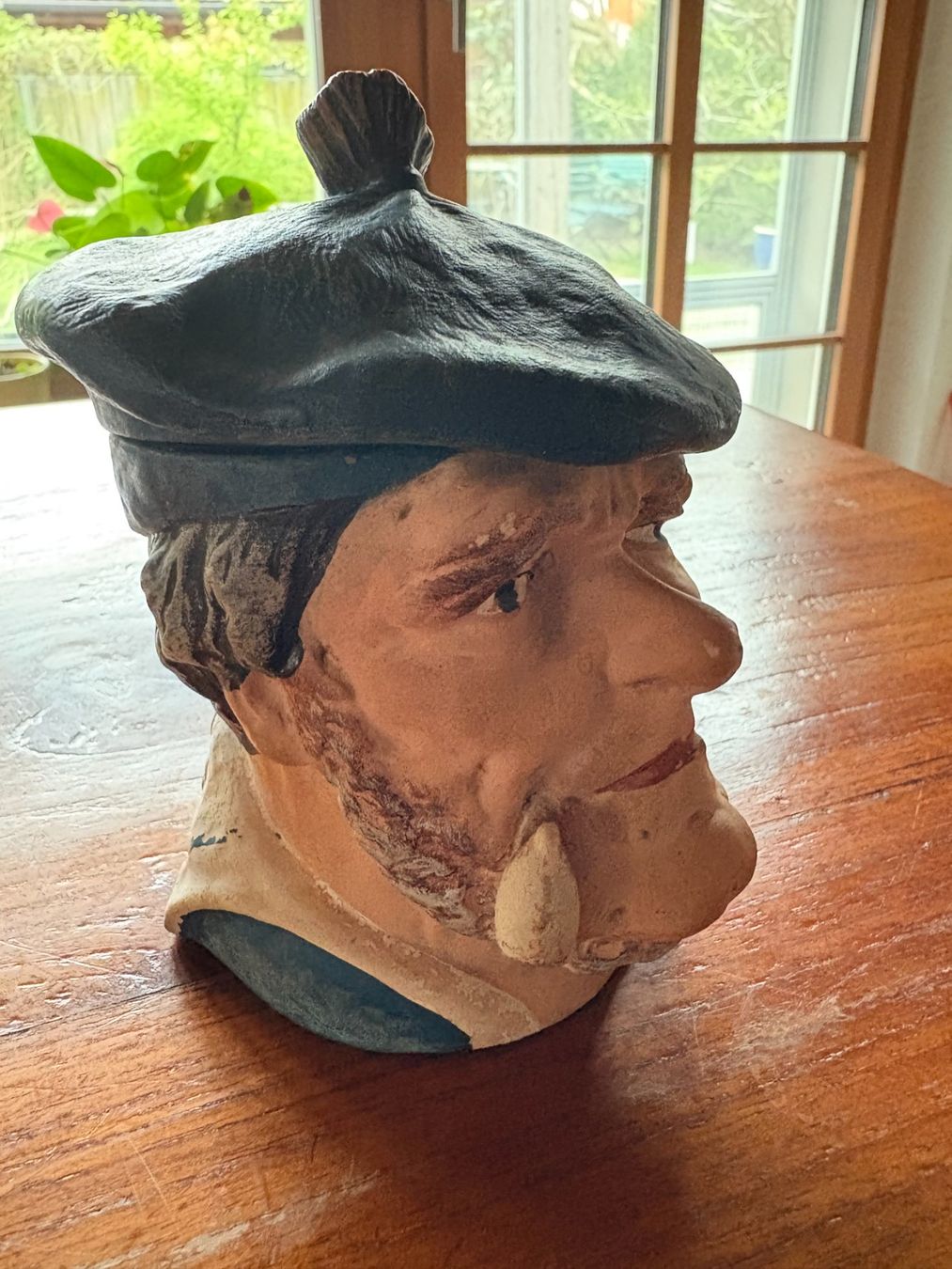 Statuette: Antike Tabakdose - Porzelankopf - Steingutkopf- – Usato da Boppelsen venduto da roa_ccp9 3