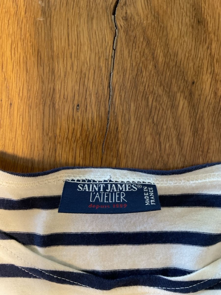 Saint James T-shirt: Due magliette Marinière St. James  – Usato da Lugano venduto da tom_hg62 3