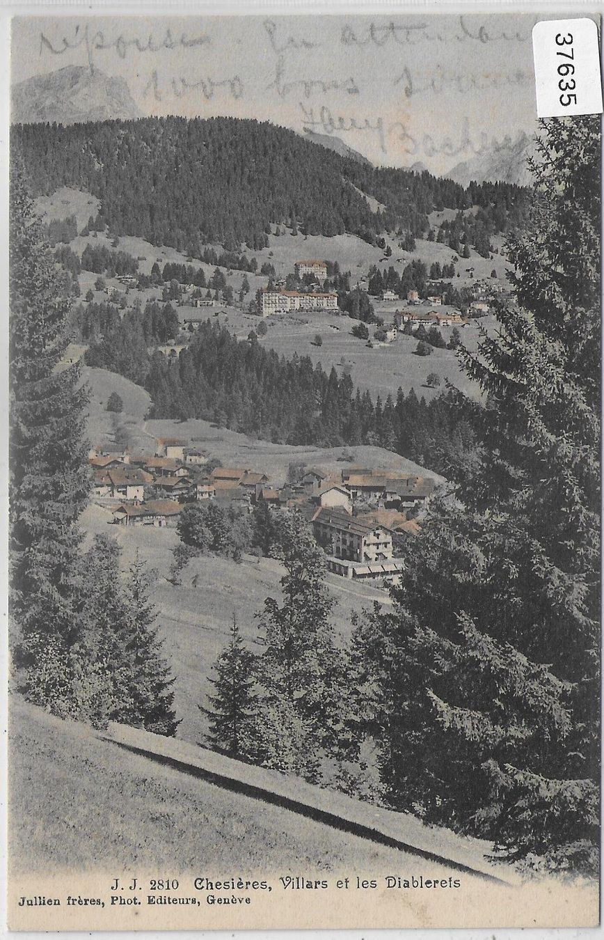 Cartoline postali: Chesieres, Villars et les Diablerets – Usato da Ettingen venduto da Kartenplanet