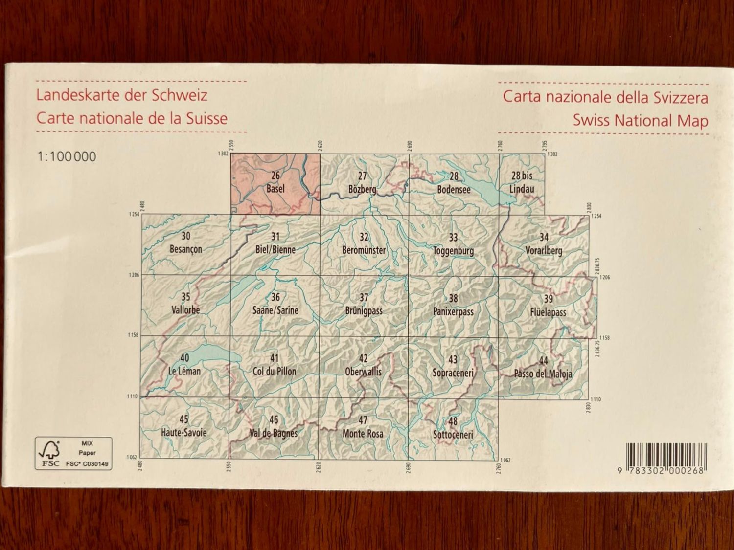 Cartes géographiques & atlas: Swisstopo 1 : 100 000 Basel – Neuf (Voir description) à Altdorf UR par luk_2p75 1