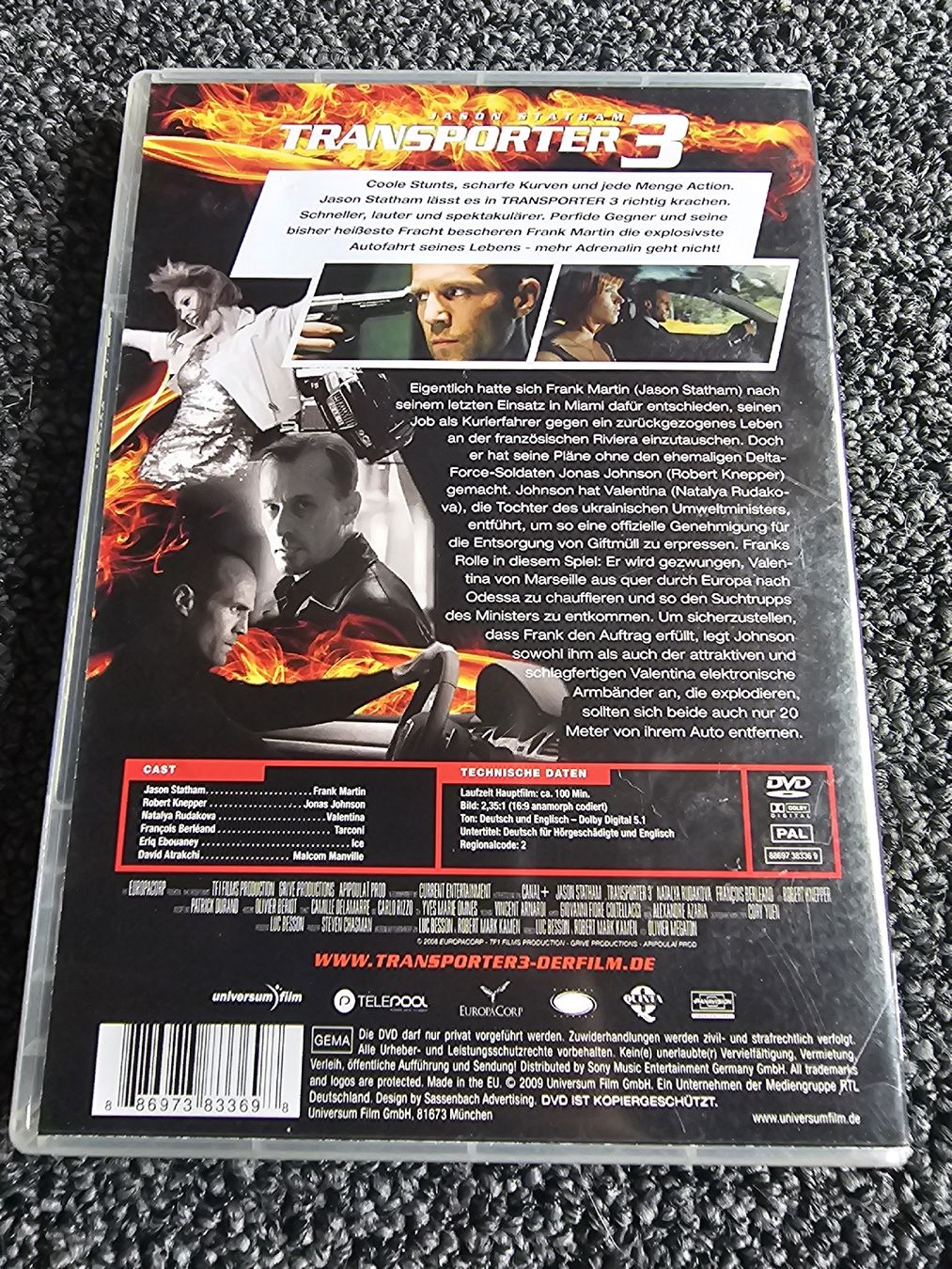 Tutti i DVDs: Transporter 3 (19364) – Usato da Ruswil venduto da jan_bxl5 1