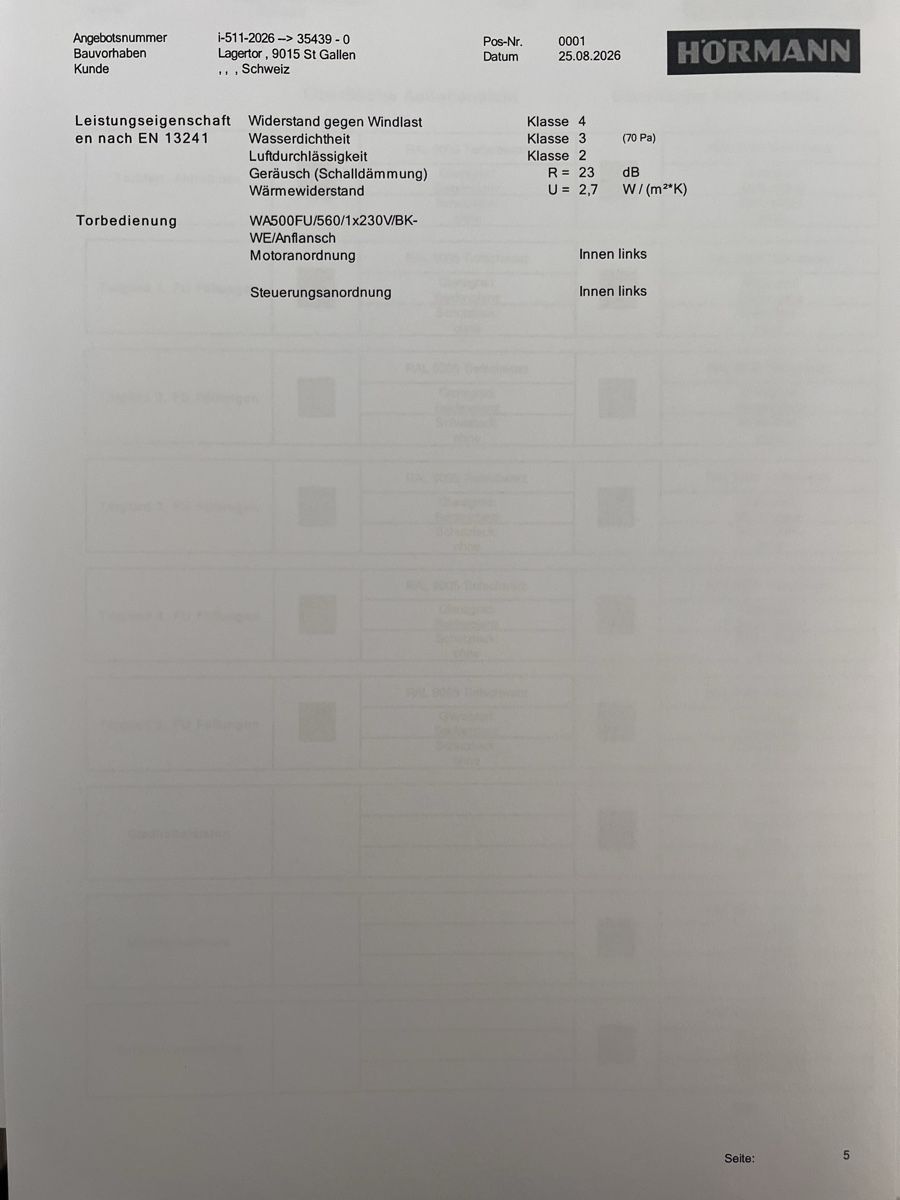 Hörmann Türen: Garagentor – Gebraucht aus Zuzwil SG von nic_n7p9 4