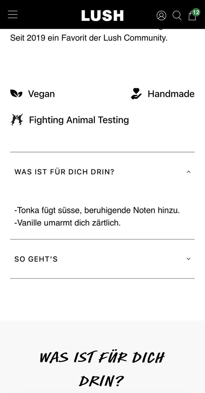 Lush Profumi & Eau de Toilette: Lush Turmeric Latte Eau de Parfum - Duftprobe - 2 ml – Usato da Zürich venduto da deruja 6